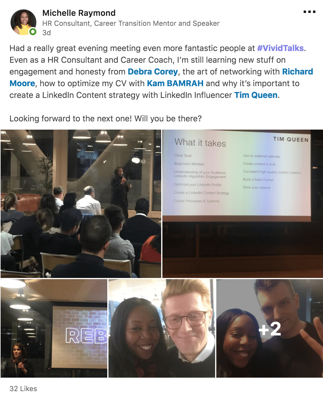 Vivid Talks Growth Hacking Success at WeWork Moorgate London on March 29 2018 Praise - 03