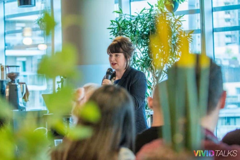 Esther Stanhope Vivid Talks WeWork Aldgate April 25 2018 by Steven Mayatt DSC_0134